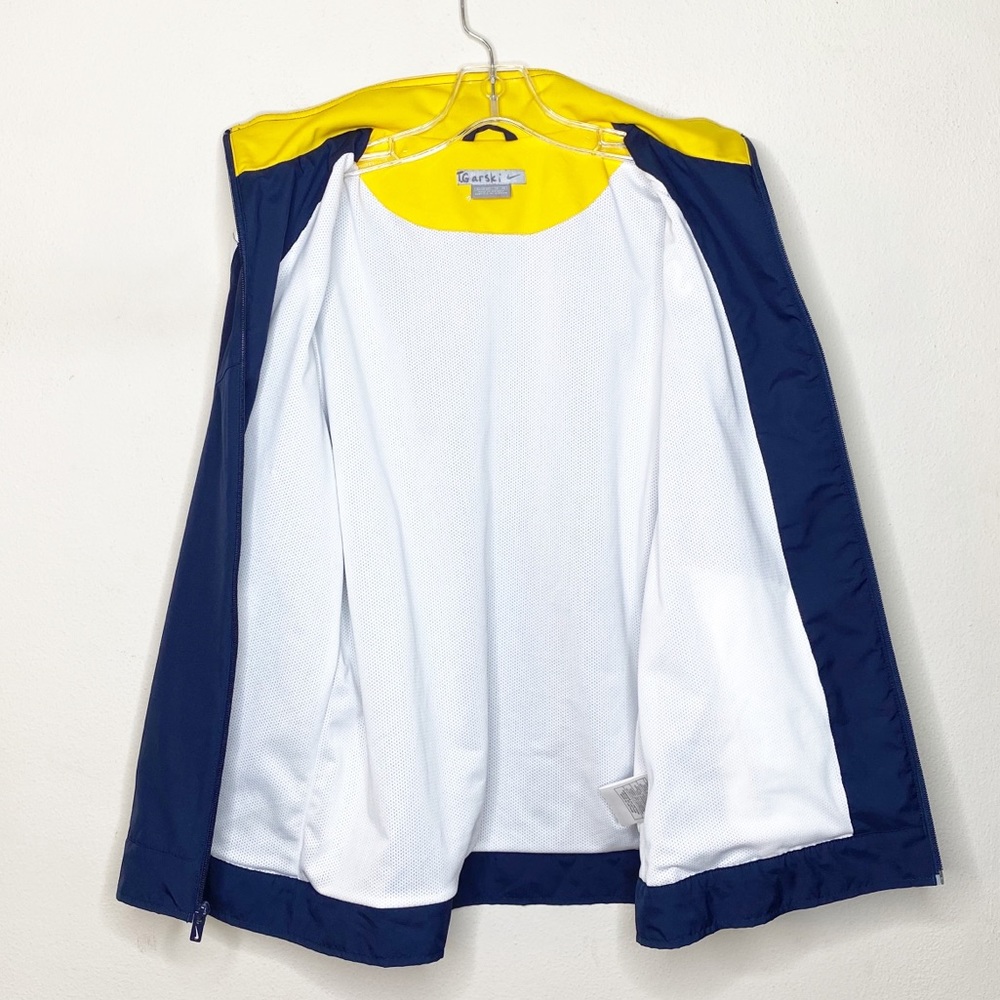 Nike Spell Out Windbreaker Zip Jacket Navy - Picture 3 of 8